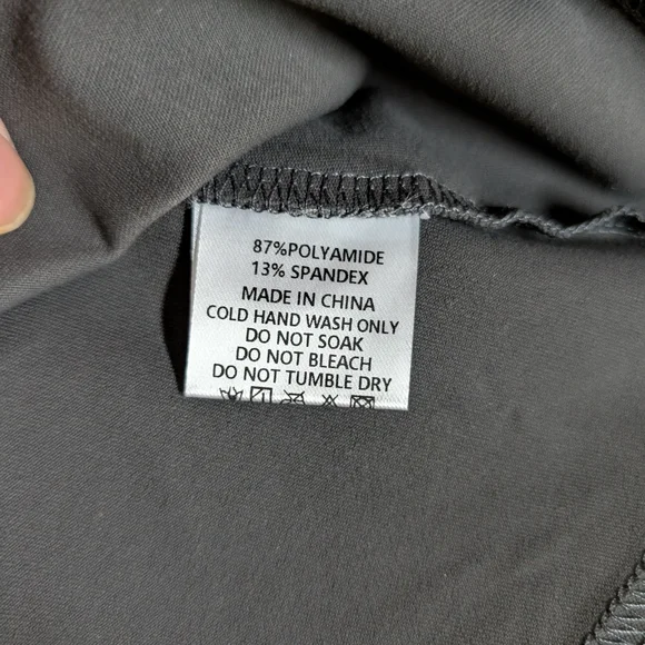 White Fox Gray One-Shoulder Top - Picture 3 of 4